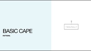 Basic cape pattern [upl. by Potts]