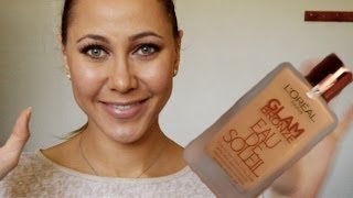 FIRST IMPRESSION LOréal Glam Bronze foundation [upl. by Sonstrom]