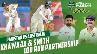 Usman Khawaja amp Steve Smith 100 Run Partnership  Pakistan vs Australia  2nd Test Day 1  MM2T [upl. by Aibar]