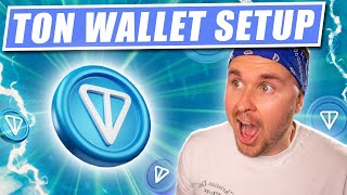 How To Set Up Ton Wallet 2 WAYS [upl. by Johnston659]