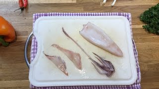 How To Clean and Prepare Squid [upl. by Rastus511]