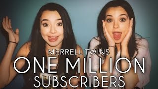 ONE MILLION SUBSCRIBERS  Merrell Twins Music Video [upl. by Verdha916]