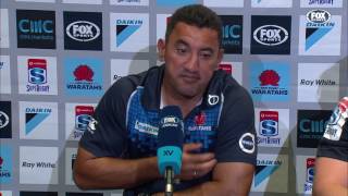 Post Match Press Conference NSW Waratahs vs Blues [upl. by Leuname]