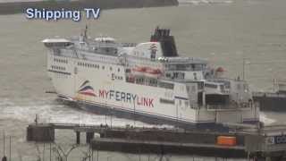 Rough day at Dover Force 7 31st December 2013 part 1 [upl. by Annirak162]