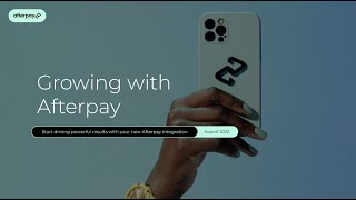 Webinar Growing with Afterpay [upl. by Aihsenot]