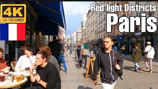 🇫🇷4K UHD Walking Tour Rue Saint Denis Red light districts of France  Quartier Rouge September 2022 [upl. by Spindell722]