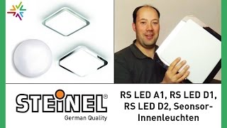 STEINEL RS LED A1 RS LED D1 RS LED D2 Sensor Innenleuchten watt24Video Nr 75 [upl. by Waligore]