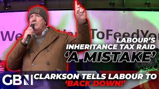 Jeremy Clarkson SCOLDS the BBC for playing mouthpiece to INFERNAL Labour in farmers rally speech [upl. by Artnoed]