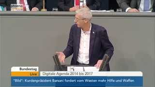 Bundestag Debatte zur Digitalen Agenda mit Alexander Dobrindt vom 16102014 [upl. by Agamemnon]