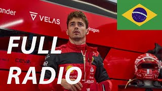 Charles Leclerc FULL TEAM RADIO Brazilian Grand Prix 2024 [upl. by Atineb445]