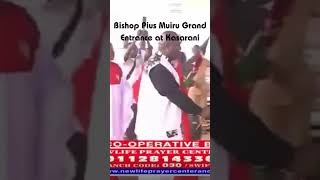 HOW BISHOP PIUS MUIRU WAS WELCOMED AT PASTOR EZEKIELS CRUSADE IN KASARANI STADIUM 2024 [upl. by Aitsirk]