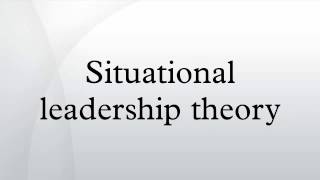 Situational leadership theory [upl. by Chimene]