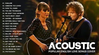 Acoustic 2023 ⧸ The Best Acoustic Covers of Popular Songs 2023  English Love Songs Cover ♥ [upl. by Jennee]