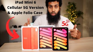 iPad Mini 6 WiFi  Cellular 256GB India Unboxing amp Review  Apple iPad Folio Case [upl. by Assirrac264]