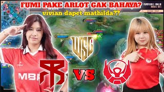 FUMI ARLOT VIVIAN MATHILDA MBR AMAN BTR ERA VS MBR DELPHYNE  GAME 2 WSL S8 PLAYOFFS [upl. by Obidiah]