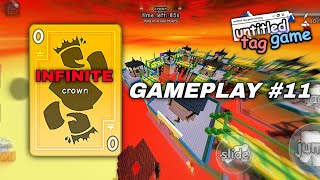 Untitled Tag Game recode INFINITE CROWN Gameplay 11  Rocket arena  Mobile [upl. by Yklam]