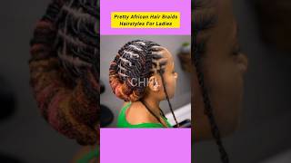 Pretty African Hair Braids Hairstyles For Ladies  Daily Women Hairstyles Ideas shorts [upl. by Einaeg580]