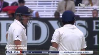 Sachin Tendulkar Straight Drive  MCC vs ROW  Lords Cricket Ground  Proud Of Sachin [upl. by Anahsar]