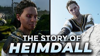 All Heimdall Scenes God of War Ragnarok  The Story of Heimdall The Lesser [upl. by Keraj]