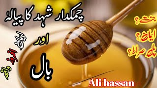 Shahad ka pyala Aur bal 🐜Aik MubarakMajlas honey cup and hair [upl. by Rramaj110]