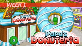 Papas Donuteria  Week 1 [upl. by Alyam232]