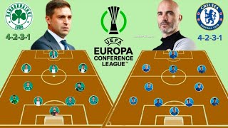 CHELSEA VS PANATHINAIKOS PREDICTED LINE UP IN UEFA CONFERENCE LEAGUE 2425  2ND MATCH [upl. by Ise]