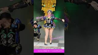 WOMAN DANCE WITH SHORT SKIRT bolivia traditional Dance 🥰🥰🥰 danzacholita [upl. by Areivax]