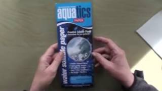 SolvyAquatics soluble paper review [upl. by Atnas]