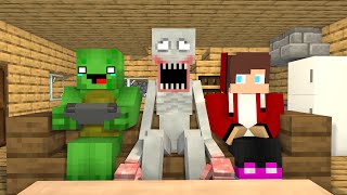 MAIZEN  JJ amp Mikeys House Visited By SCP096  Minecraft Animation [upl. by Eicyak197]