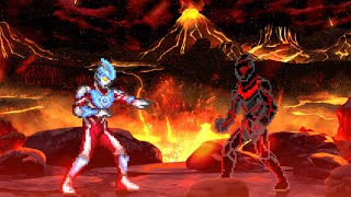 MUGEN Ultraman Ginga vs Dark Zagi [upl. by Thun]