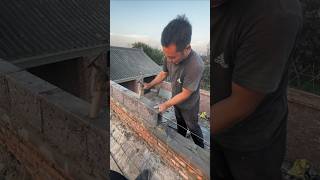 Construction process of antique building ridge tiles [upl. by Thedric]