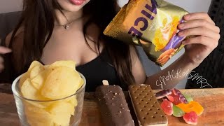 crunchy snak asmr sort of a fail😋 [upl. by Anilorac]