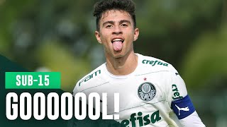 GOLS  PALMEIRAS 9 X 2 ATL GUARATINGUETÁ  PAULISTA SUB15 [upl. by Loresz]