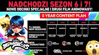 MIRACULOUS 🐞 Nadchodzi Sezon 6 i 7  nowe odcinki specjalne i drugi film animowany [upl. by Siroled13]