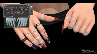 Ysoral  Set Rings Amber  MOVIE 4K Second Life [upl. by Ocsirf]