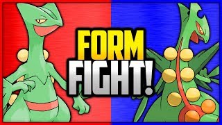 Sceptile vs Mega Sceptile  Pokémon Form Fight [upl. by Granniah531]