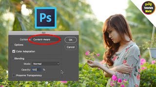 How to Remove Objects Using Content Aware Photoshop Tamil Tutorials WorldHD [upl. by Luahs]