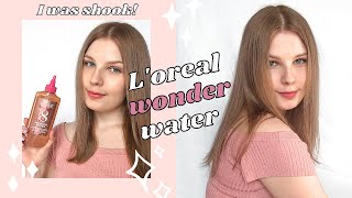 LOreal Elvive Dream Lengths Wonder Water 8 Second Treatment Review  heidismakeup [upl. by Soinotna]