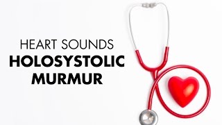 Holosystolic Murmur  Heart Sounds  MEDZCOOL [upl. by Irah]