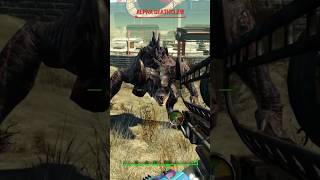 Deathclaw Loses Will to Live fallout4 funny song gameplay [upl. by Adnowat]