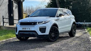 HSE Dynamic Evoque Fuji White Black pack Glass roof [upl. by Dopp]