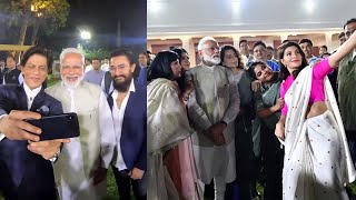 PM Modi Meet With Bollywood Stars And Dinner  Shahrukh Khan  Aamir Khan  Jacqueline Fernandez [upl. by Enaz]