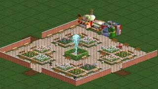 RollerCoaster Tycoon  Custom Design Food Court [upl. by Mitinger]