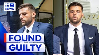 Kristina Keneallys police officer son found guilty of false evidence  9 News Australia [upl. by Aham]