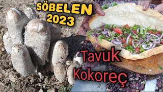 Söbelen Mantarı 2023 Tavuk Kokoreç Orman Meyveleri Bağ Evinde Kuzine Soba [upl. by Vivienne]