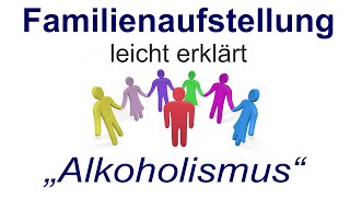 Familienaufstellung einfach erklärt quotAlkoholismusquot [upl. by Eesak282]