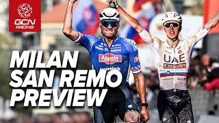 Who Will Win MilanSan Remo 2024  The Big GCN Racing Preview Show [upl. by Marentic]