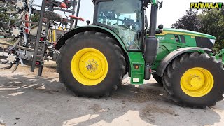 Saphir Grindstar amp John Deere 6R 155 DEMO FarmulaT [upl. by Krilov]