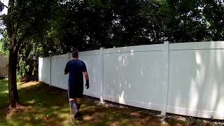 Vinyl Fence Cleaning [upl. by Carlson]