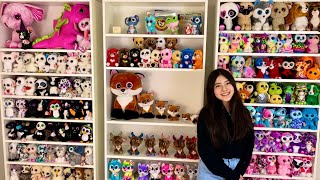 Organizing My Beanie Boo Shelves By Rainbow [upl. by Eatnad]